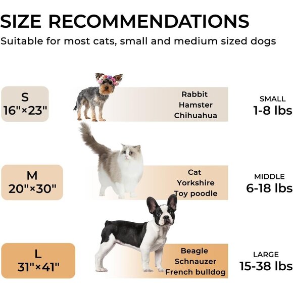 New Pack of 3 Calming Blankets Fluffy Premium Fleece Pet Blanket for Dogs & Cats - Picture 10 of 11